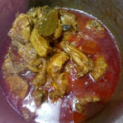 A picture of Chicken Qorma.
