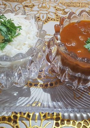 A picture of Rajma curry.