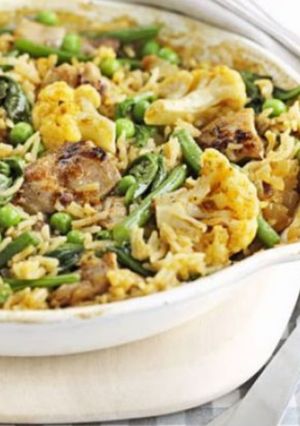 A picture of Chicken Pilaf.