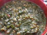 Tumis Daun singkong dan Kacang Hijau