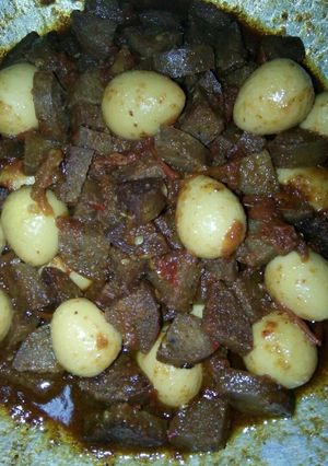 Foto resep Balado Galantin dan Telur Puyuh