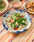 Nấm Linh Chi Xào Húng Quế Trắng