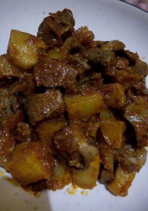 Foto resep Sambal goreng kentang ati ayam
