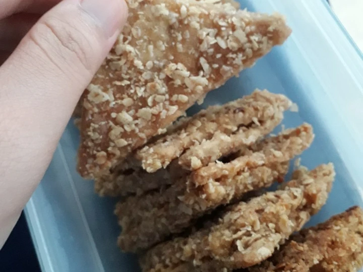 Langkah Mudah untuk Menyiapkan Resep Tempe kemul keju oat krispi yang Uenak Anti Ribet, Lezat Sekali