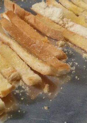 Foto resep Pinggiran roti tawar panggang