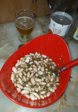 Una foto de Porotos a la vinagreta
