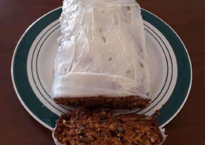 Carrot cake et glaçage vanille