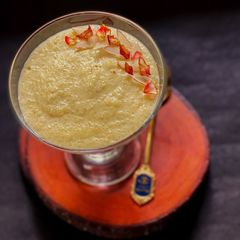 A picture of Kesar Phirni.
