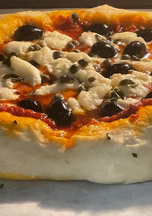 Une photo de 🍕 PIZZA 🍕 ALGÉRIENNE 🍅🌶️🫒