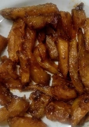 A picture of Air Fryer Honey Sweet Potatoes Fries.