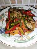 Tumis bunga genjer ikan tongkol sat set