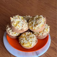 A picture of Vanilla Custard Crumble Tarts - Simple and Easy.