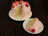strawberry mousse cake