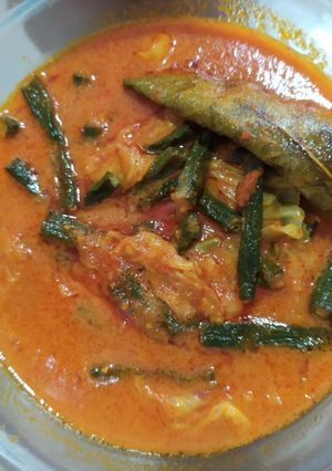 Foto resep Gulai kacang panjang dan kol