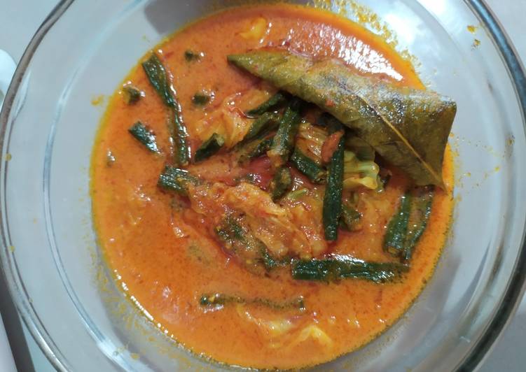 Resep Gulai kacang panjang dan kol Anti Gagal
