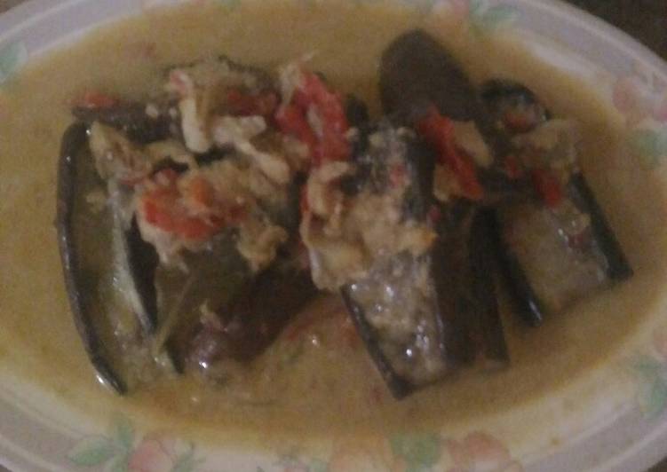 Pecak terong bakar irit