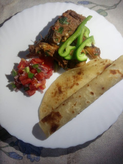 A picture of Fried goat ribs.