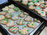 Galletas de manteca con glasé