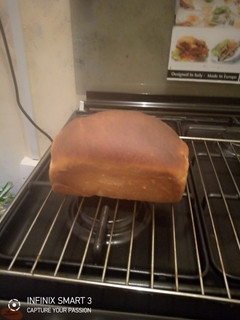 A picture of Simple homemade white bread.