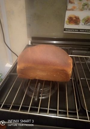 A picture of Simple homemade white bread.