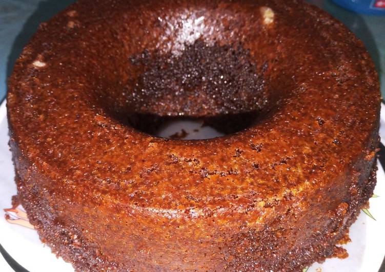 Cake sarang semut/caramel no mixer
