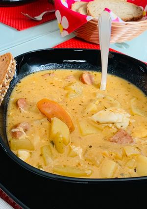 Varázslatos csillagtökleves recept fotója