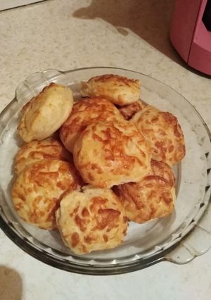 Dupla sajtos pogácsa recept fotója