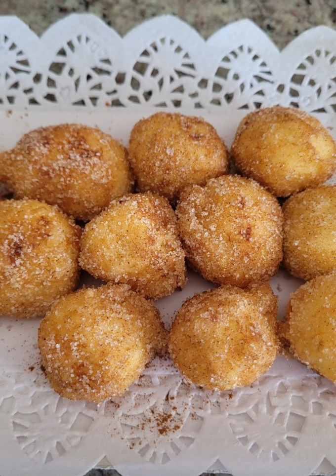 Una foto de Buñuelos de arroz con leche, apto para celíacos