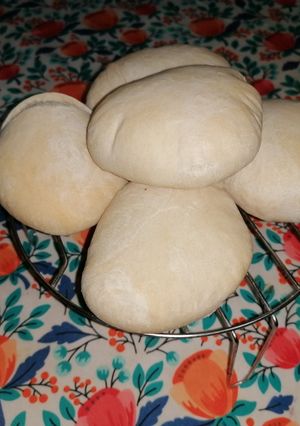 Foto di Pane arabo con esubero di lievito madre