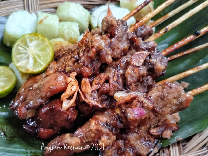 Cara Gampang Menyiapkan Sate Ayam Bumbu Kacang Simpel maknyus, Bikin Ngiler