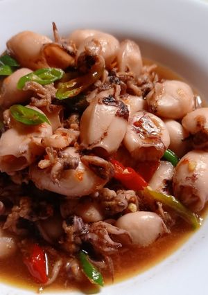 Foto resep Tumis cumi pedas