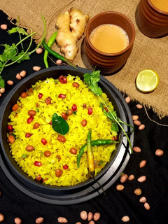 A picture of Kanda poha.