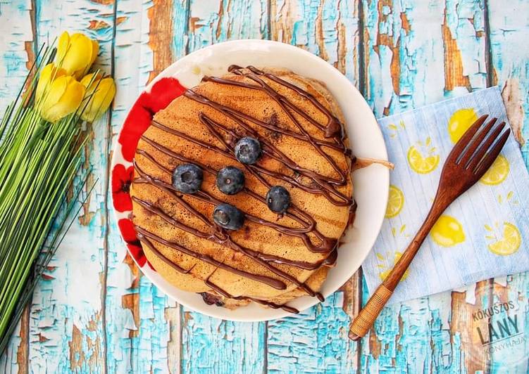 Mentes csokis áfonyás amerikai palacsinta