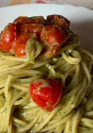 Foto di Spaghetti cremosi alle zucchine