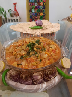 عکسی از دستور یتیمچه بادمجان لامپی