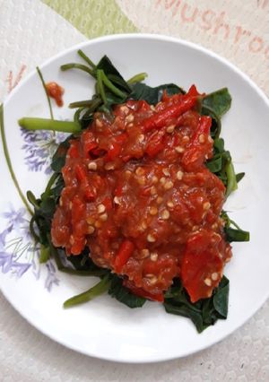 Foto resep Kangkung Sambal Malas