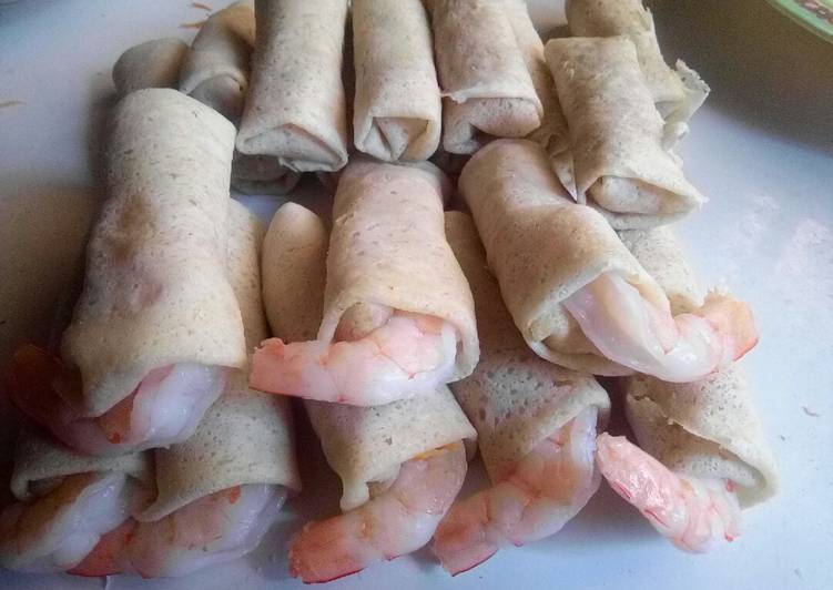 Easiest Way to Make Homemade My shrimps spring roll