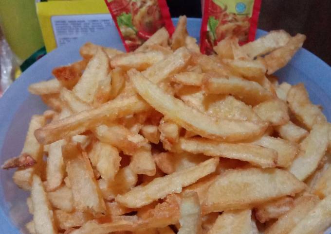 Resep termudah bikin Kentang goreng krispi ala KFC yang istimewa