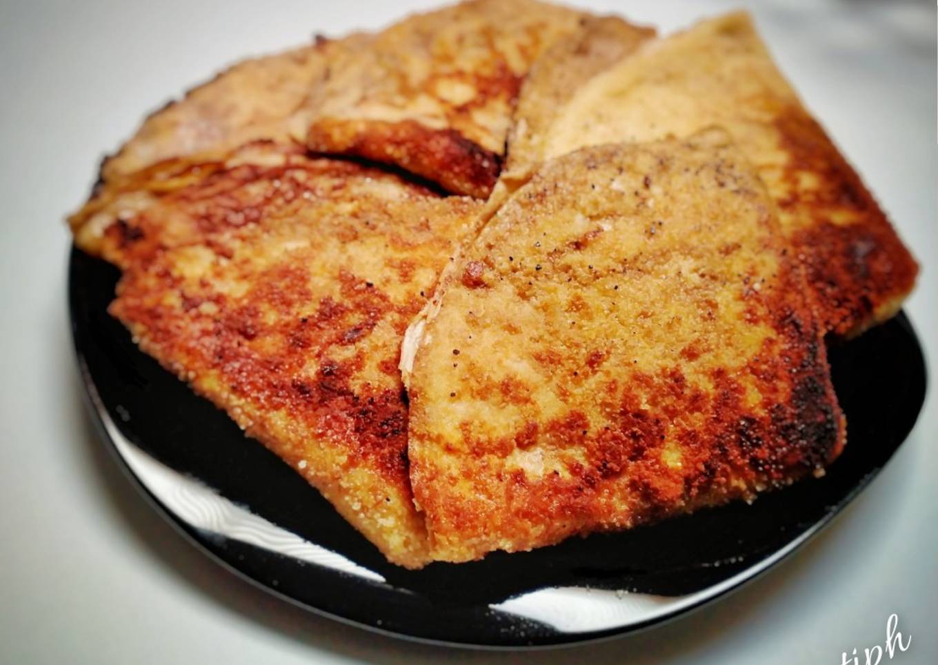 Crêpes salées panées