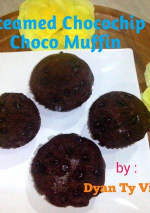 Foto resep Muffin Cokelat Chocochip Kukus