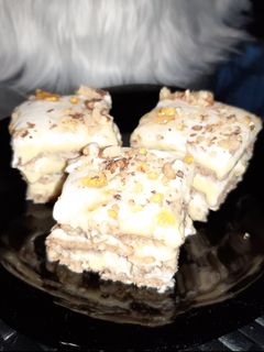 Mennyei diós szelet recept fotója
