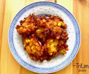 Resep Populer Dadar Jagung  Bakwan Jagung Surabaya Mantul Banget