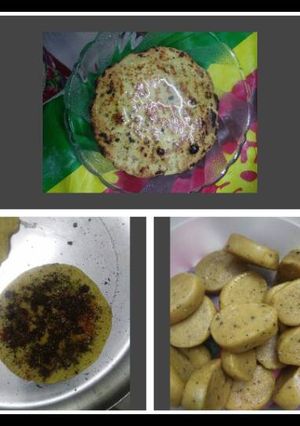 A picture of Masala papad tikdi.
