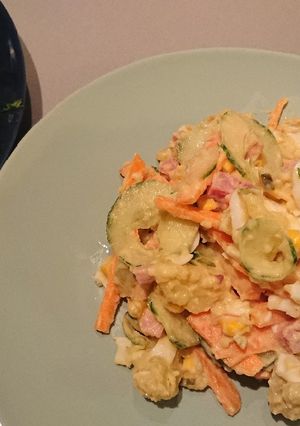 Une photo de Japanese potato salad