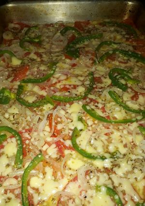 Foto de Pizza vegetariana de forma