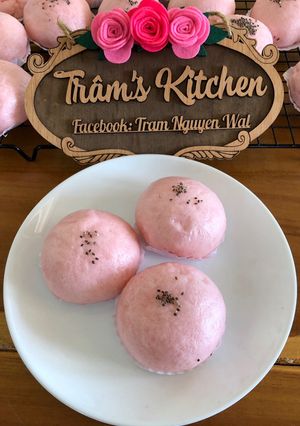 Hình của món Bánh bao kim sa.