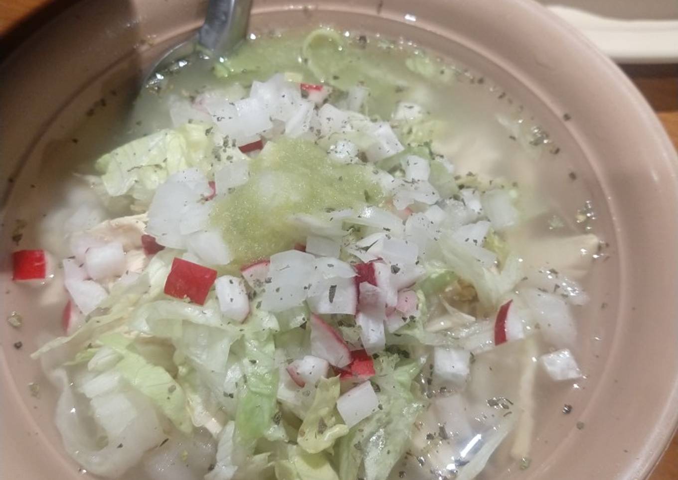 Pozole blanco