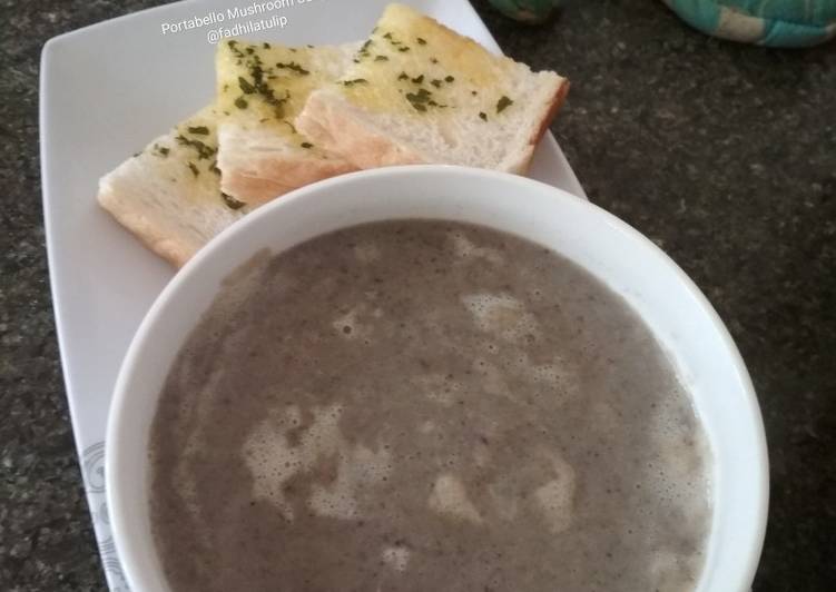 Bagaimana memasak Mushroom Cream Soup (with Portabella Mushroom) Anti Gagal