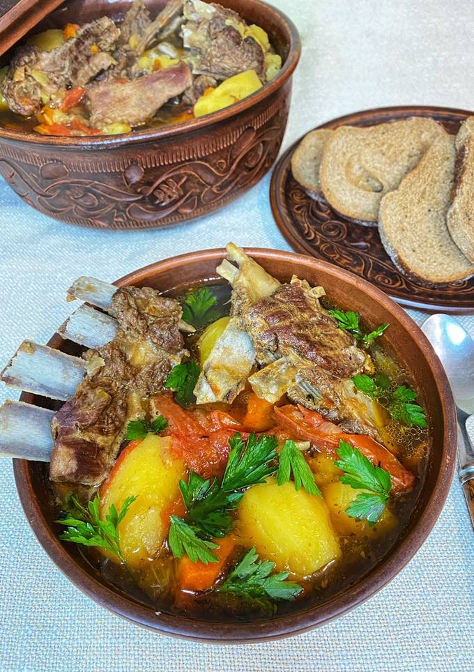 Шурпа з баранини (без перцю)
