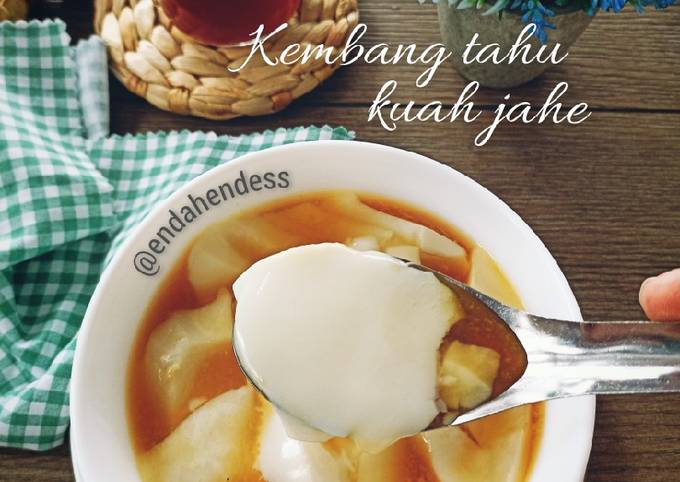 Resep Kembang Tahu Kuah Jahe Tahwa Oleh Endah Mumpuni Cookpad